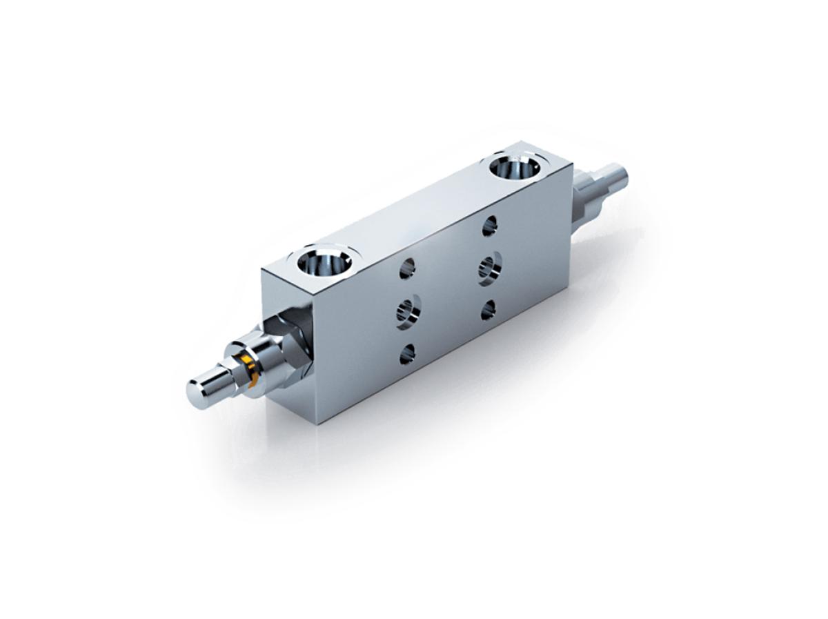 Клапан подпорный тормозной VBCD 3/8" DE/FL (V0424)