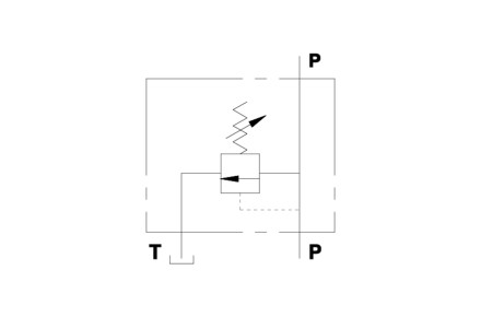 Клапан предохранительный (ручной маховик) VMP 3/4'' C/VOL.10-180BAR (V0720/V180)