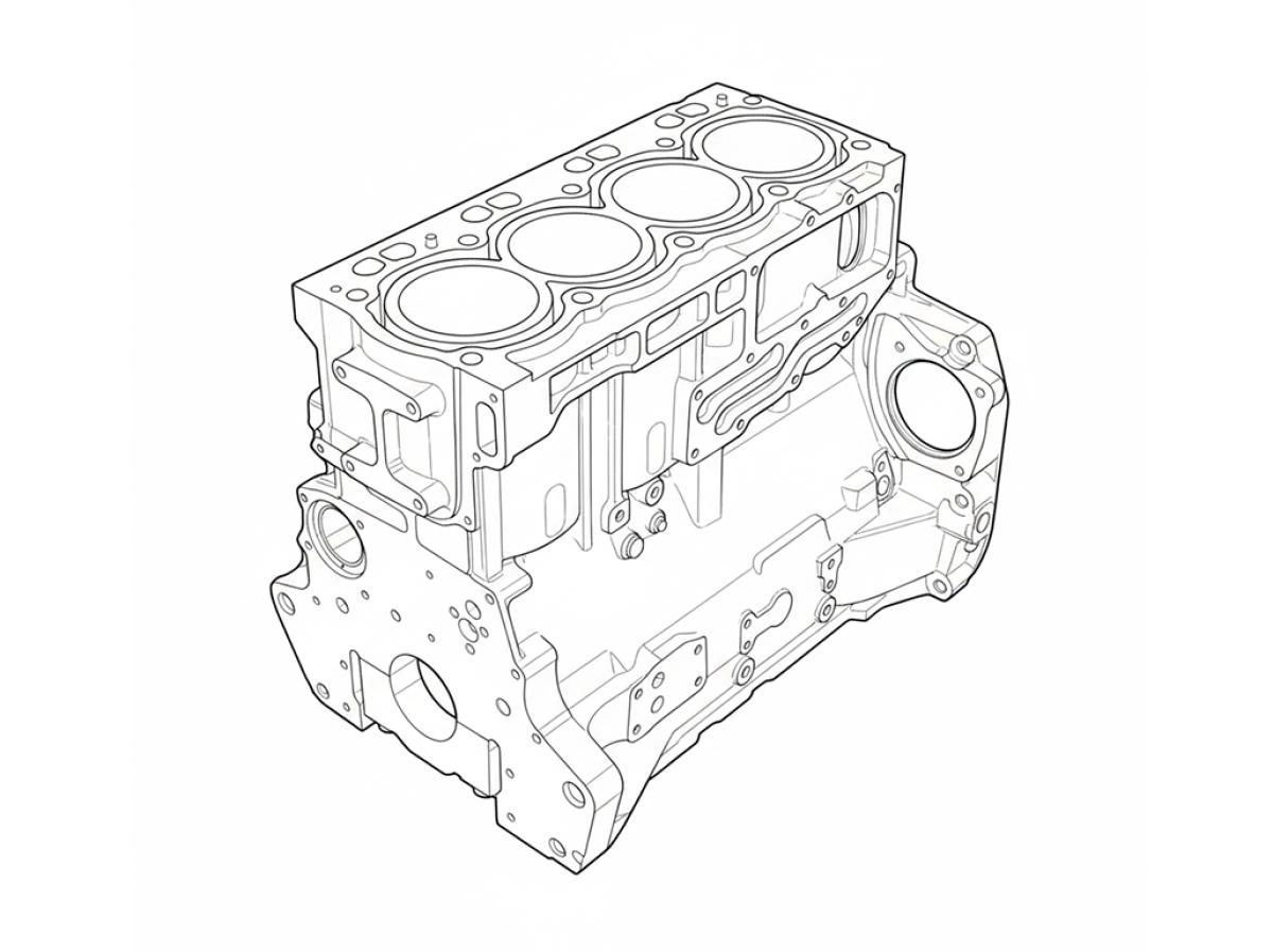 Вал рокеров в сборе Perkins 4115R612 (оригинал)