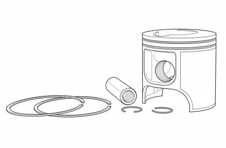 Комплект прокладок верхний Perkins T403222 (оригинал)